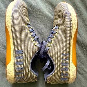 Yellow and Gray NoBull Trainers Womens 9.